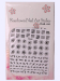 Фото 1 - Komilfo Nail Art Sticker - наклейки для дизайна ногтей F548 черные
