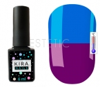 Гель-лак Kira Nails Termo №T20 (насичений фіолетовий, при нагріванні яскравий блакитний), 6 мл