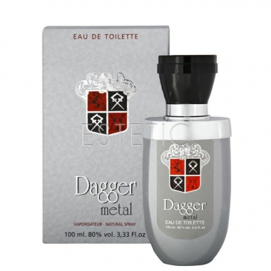 Dina Cosmetics Dagger Metal EDT Туалетна вода для чоловіків, 100 мл