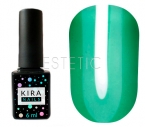 Гель-лак Kira Nails "Vitrage" №V06 (зелений, вітражний), 6 мл