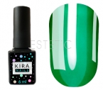 Гель-лак Kira Nails "Vitrage" №V07 (насыщенный зеленый, витражный), 6 мл