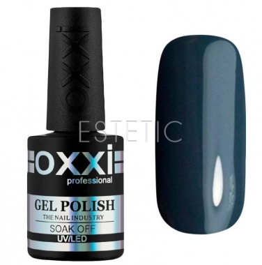 Гель-лак OXXI Professional №253 (приглушений зелено-сірий, емаль), 10мл