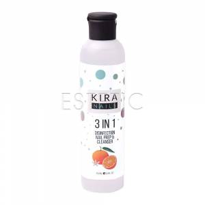Kira Nails 3 в 1 - засіб для зняття липкого шару, дезинфекції та знежирювання, 250 мл