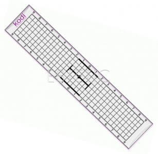 Линейка-трафарет Kodi Professional для бровей