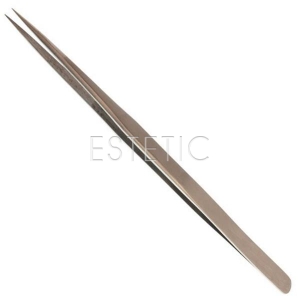 Пинцет Salon Professional для наращивания ресниц (прямой), 13,5 см