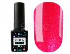 Гель-лак Kira Nails "24 Karat" №009 (розовый, блестки), 6 мл