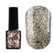 Гель-лак Kira Nails Shine Bright №SB003 (белое золото с блестками), 6 мл