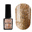 Гель-лак Kira Nails Shine Bright №SB005 (золото с блестками), 6 мл