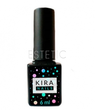 Kira Nails No Wipe Top Coat - Закріплювач для гель-лаку БЕЗ липкого шару, 6 мл