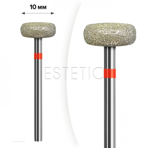 mART Насадка алмазна М-28 Колесо Red 10*3,3 мм (м'яка)