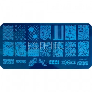 mART Пластина STZ-L008 для стемпинга прямоугольная