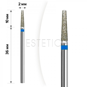 mART Насадка алмазна М-014 Конус усічений Blue 2*10 мм (середня)