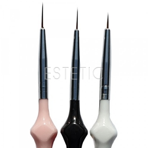 mART Набор кистей Liner с фигурной ручкой (3 шт: 7 мм, 10 мм, 12 мм)