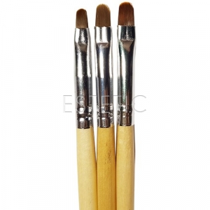 mART Набор кистей для геля, 3 шт