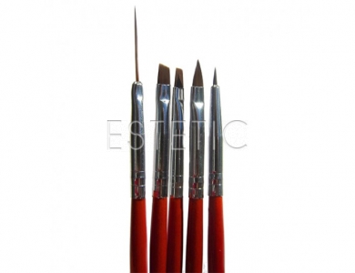 mARTНабор кистей для дизайна, 5 шт