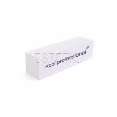 Kodi Professional Баф-брусок 120/120, белый