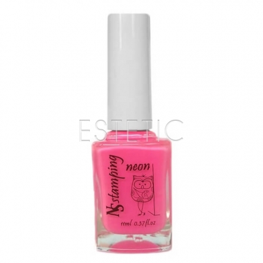 Nail Story Лак для стемпінгу Neon Collection №06 (блідо-рожевий), 11 мл