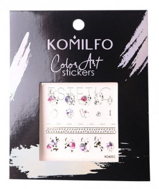 Komilfo Color Art Sticker №KCA002 - наклейки для дизайна ногтей 