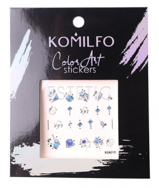Komilfo Color Art Sticker №KCA010 - наклейки для дизайну нігтів