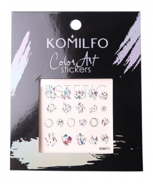 Komilfo Color Art Sticker №KCA013 - наклейки для дизайна ногтей 