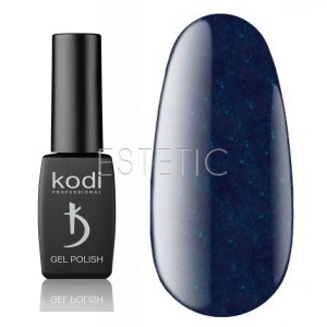 Гель-лак Kodi Professional № AQ100 (темно-синий с зеленым шиммером), 8 мл