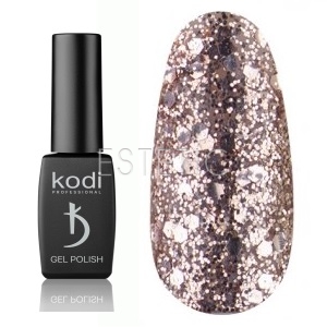 Гель-лак Kodi Professional № SH 01 (рожеве золото, блискітки), 8 мл