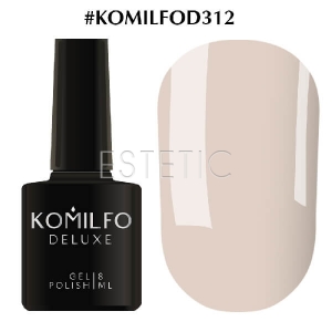 Гель-лак Komilfo Deluxe Series №D312 (крем-брюле, эмаль), 8 мл