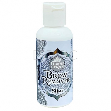 Grand Henna Brow Remover Ремувер для удаления хны и краски с бровей и биотату, 50 мл