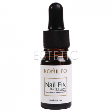 Komilfo Nail Fix Tea Tree Elixir – еліксир для нігтів, 10 мл