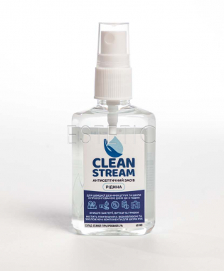 Clean Stream Рідина антисептична для рук з розпилювачем, 60 мл