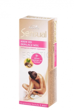 Joanna Sensual Depilatory Cream Argan Oil - Крем для депіляції ніг з аргановою олією, 100 г