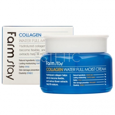 FarmStay Collagen Water Full Moist Cream - Крем для лица увлажняющий с коллагеном, 100 мл
