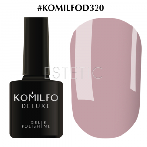 Гель-лак Komilfo Deluxe Series №D320 Deauville mauve (лавандовый, эмаль), 8 мл
