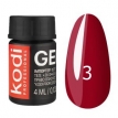 Kodi Professional Gel Paint №03 - гель-фарба (глибокий малиново-червоний), 4 мл