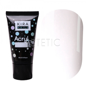 Kira Nails Acryl Gel Clear - Акрил-гель (прозрачный), 30 г