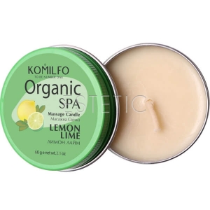 Komilfo Massage Candle Массажная свеча Lemon Lime, 60 г