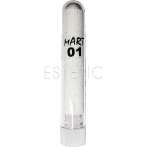 mART Бархатный песок для ногтей №01 (белый)