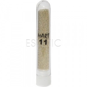 mART Бисер для дизайна №11 (серебро, мелкий)