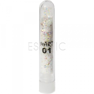 mART Брокат для дизайну №01 (білий)