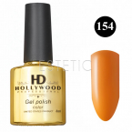 Гель-лак Hollywood №154 (оранжевый, эмаль), 8 мл