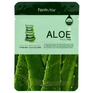 FarmStay Visible Difference Sheet Aloe - Маска тканевая для лица с экстрактом алоэ, 23 мл