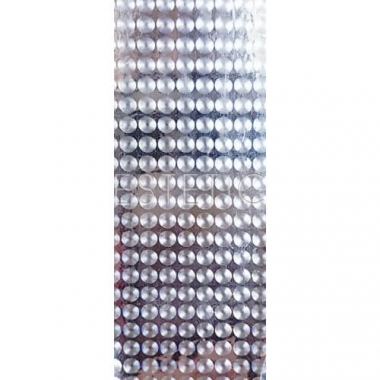 mART Фольга для литья №42 (серебро линии кружков, голографик)