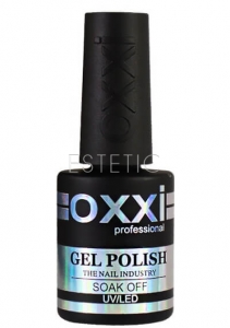 OXXI Professional Wipe Cosmo Top - Глиттерный топ для гель-лака с липким слоем,10 мл