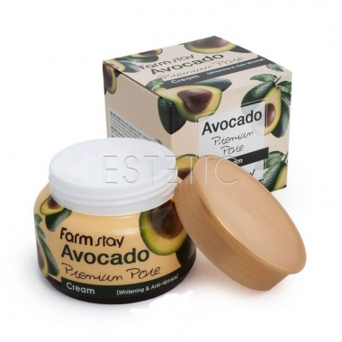 FarmStay Avocado Premium Pore Cream - Крем для лица с экстрактом авокадо, 100 г