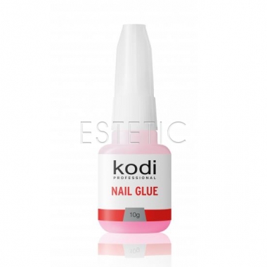 Kodi Professional Nail Glue - Клей для нігтів з пензликом (рожевий), 10 г