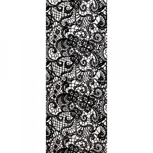 mART Фольга для литья №13 (черное кружево, глянец)