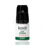 Kodi Professional Клей для вій Premium Black (швидкість фіксації 0,5 сек), 3 г