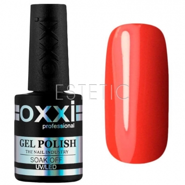 Гель-лак OXXI Professional №004 (блідий червоний, емаль), 10мл