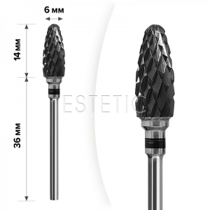 mART Насадка керамическая М-218 Кукуруза XC Black 6*15 мм