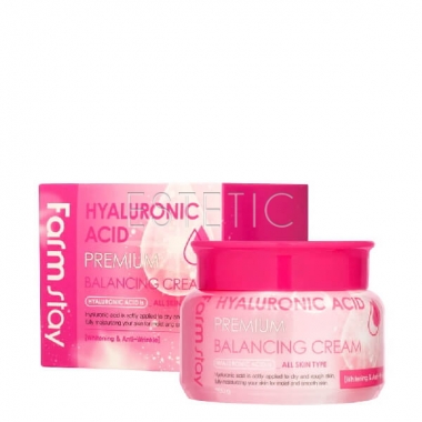 FarmStay Hyaluronic Acid Premium Balancing Cream - Балансирующий крем с гиалуроновой кислотой , 100 мл